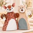 NICI Handpuppen 2er Set mit Reh und Bär aus weichem Plüsch – liebevolles Handpuppen-Bundle für Kinder bei BabyLions®.