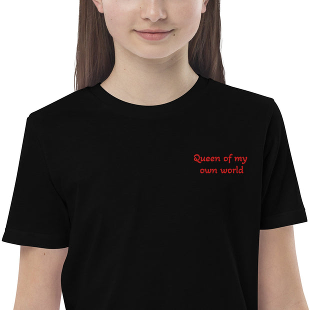 Queen of my World – Bio - Shirt für starke Mädchen - Babylions