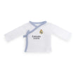 Baby Wickelshirt langarm blau Real Madrid Oberteil aus Erstausstattungs Set