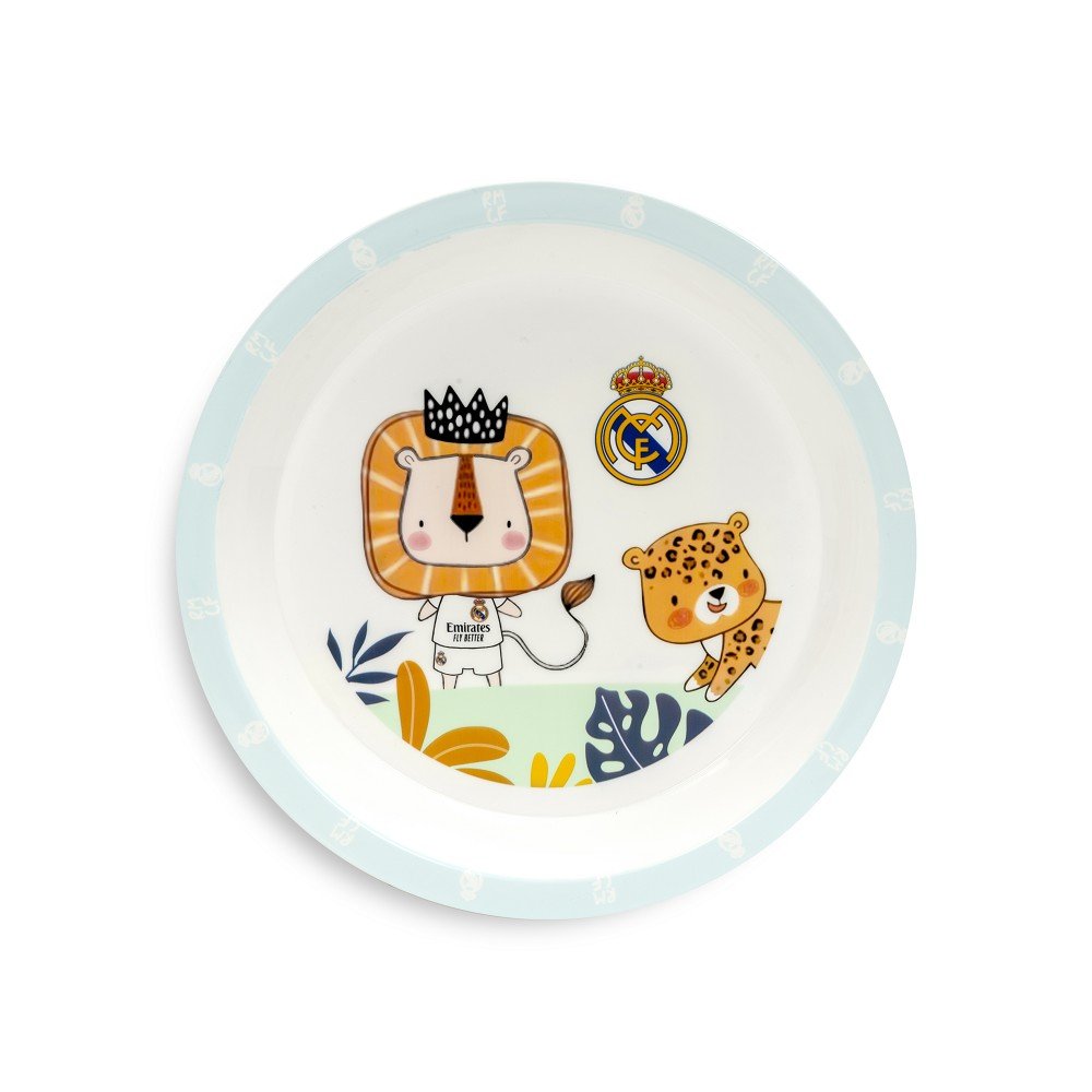 Real Madrid Baby Geschirrset 5 - teilig – Rosa oder Blau - Babylions