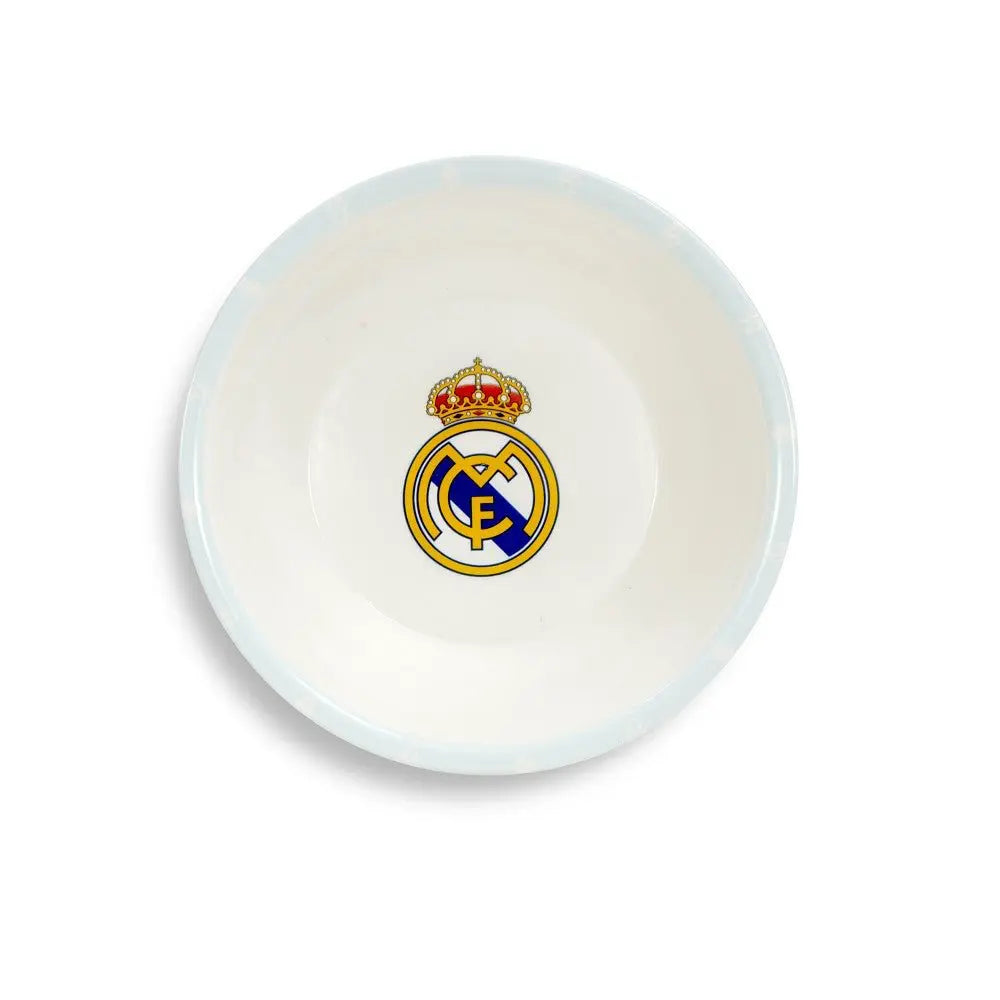Real Madrid Baby Schüssel blau mit Logo innen aus Geschirrset