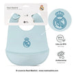 Real Madrid Baby Silikon Lätzchen blau BPA frei antibakteriell mit Verpackung