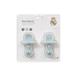 Blaues Baby Esslernbesteck Set Real Madrid in Verpackung mit Löffel und Gabel