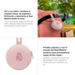 Schnullerhalter Real Madrid aus Silikon in Blau Rosa