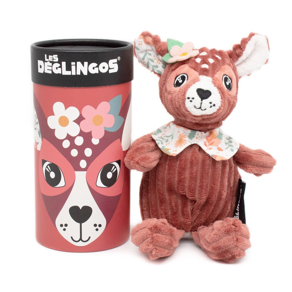 Reh Kuscheltier mit Geschenk - Spardose - Babylions
