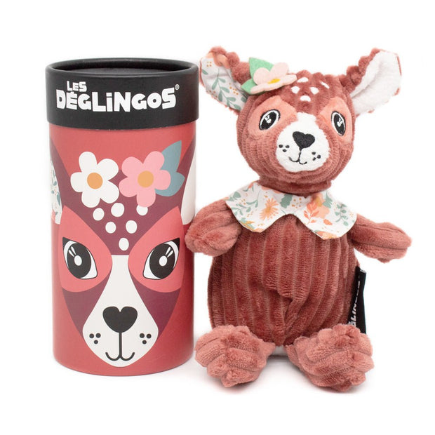 Reh Kuscheltier mit Geschenk - Spardose - Babylions