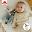 Baby mit Schmusetuch Pferd aus Musselin – kuscheliges Babyspielzeug ab 0 Monate