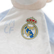 Schmusetuch Real Madrid Baby Detail Vereinslogo RM CF Kuscheltuch blau weiß weich hochwertig
