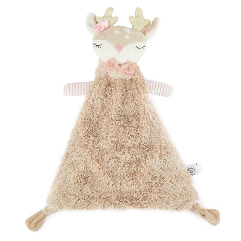 Schmusetuch Reh von Bieco – weiches Kuscheltuch für Babys, Dreamy Rose / Sand – BabyLions