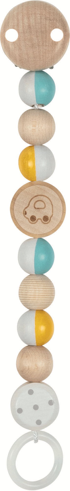 Schnullerkette mit Motiv – Auto oder Vogel - Babylions