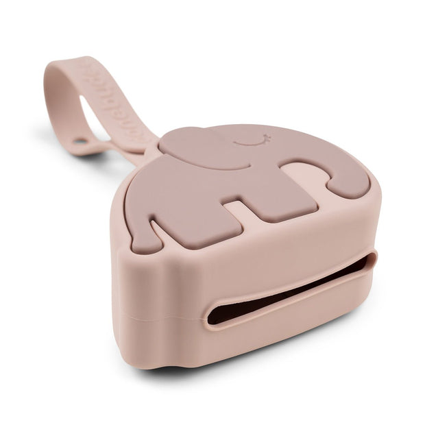 schnullertäschchen aus silikon - elphee - rosa - Babylions