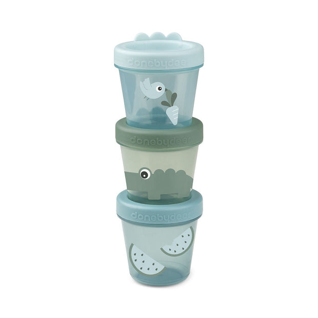 Snackboxen für Babys – 3er - Set in Grün oder Pink - Babylions