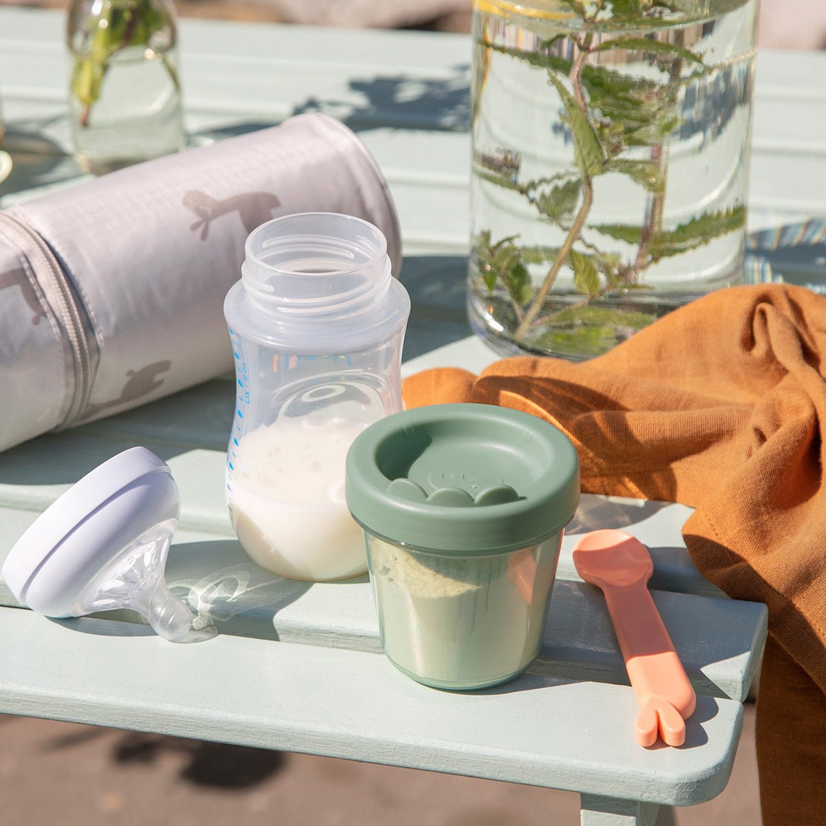 Snackboxen für Babys – 3er - Set in Grün oder Pink - Babylions