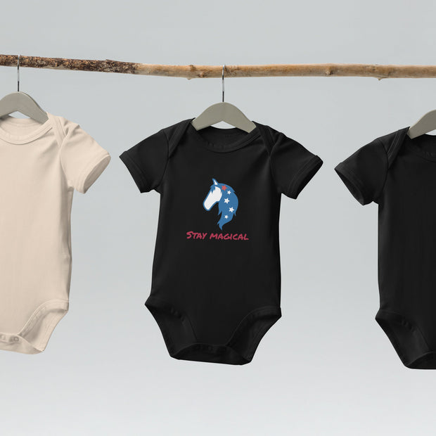 Stay Magical – Bio - Babybody mit Einhornzauber - Babylions