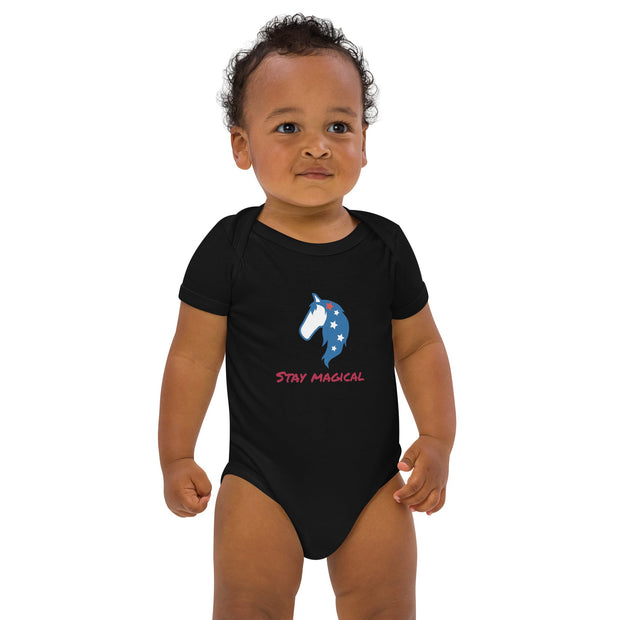 Stay Magical – Bio - Babybody mit Einhornzauber - Babylions