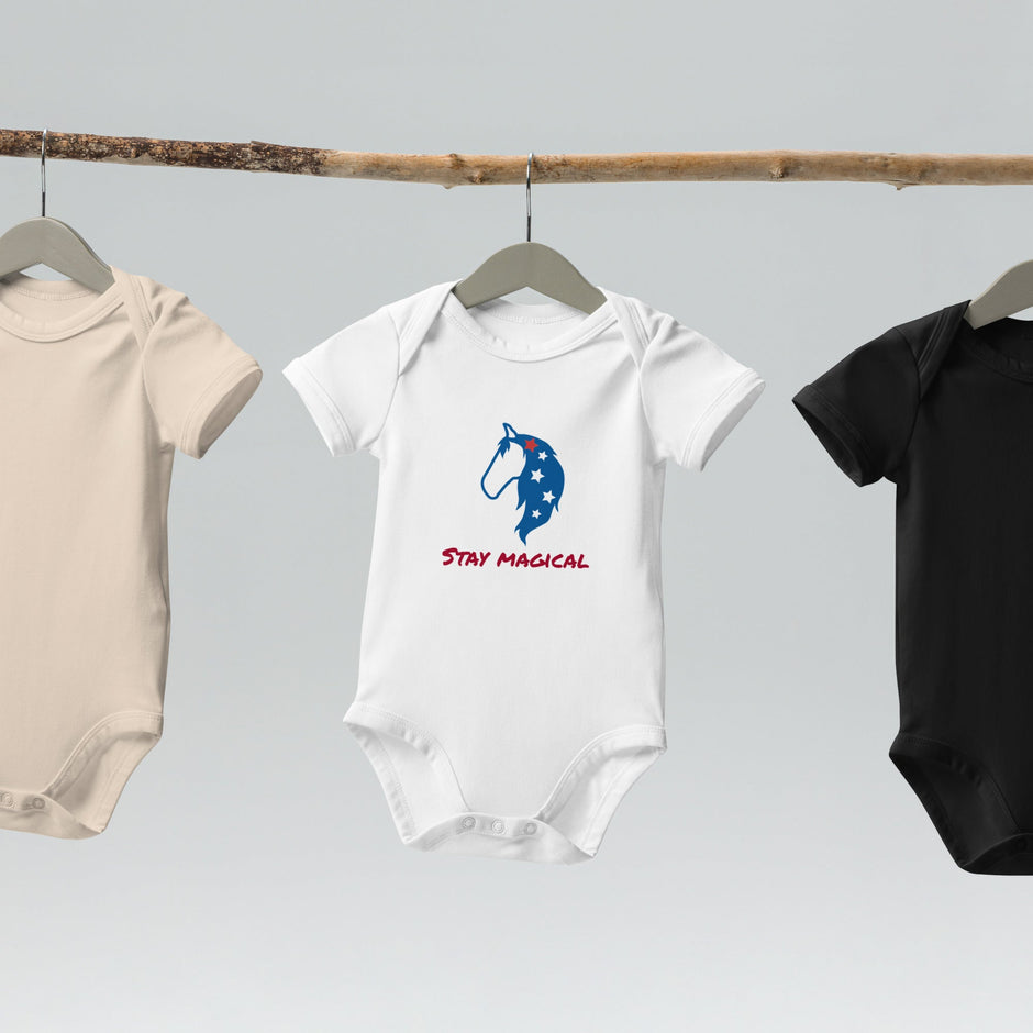 Stay Magical – Bio - Babybody mit Einhornzauber - Babylions