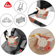 Baby Stoffbuch Hase rosa – Fühlbuch für Kinderwagen, Autositz und Bett geeignet, ideal für unterwegs