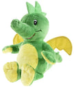 Tabaluga Drache 28 cm Plüschtier von Heunec in Grün und Gelb – weiches Kuscheltier für Kinder