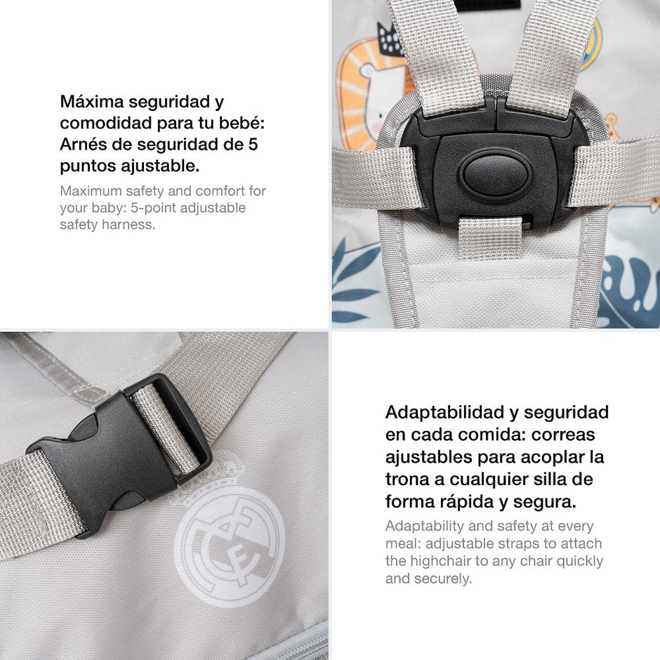 Tragbarer Hochstuhl (Reise - Hochstuhl) – Real Madrid - Babylions