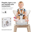 Tragbarer Reise-Hochstuhl Real Madrid Baby mit Tasche – Baby sitzt sicher am Tisch unterwegs