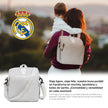 Tragbarer Reise-Hochstuhl Real Madrid Baby mit Tasche – Nutzung unterwegs als Rucksack und Sitz