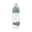 Trinkflasche mit Strohhalm – Grün & Pink - Babylions