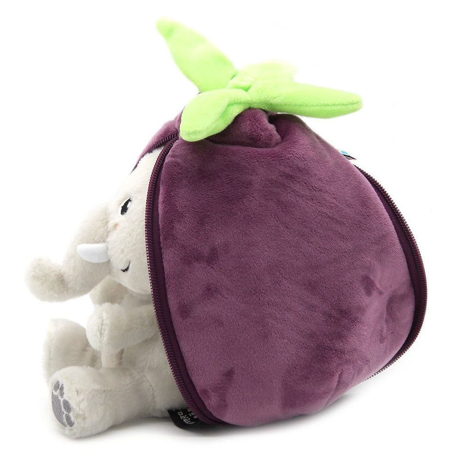 Veggie - Serie – 2 - in - 1 Plüschfigur Tier & Frucht/Gemüse in einem - Babylions