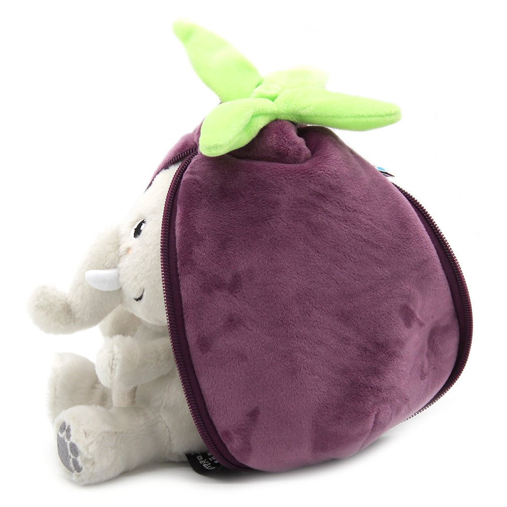 Veggie - Serie – 2 - in - 1 Plüschfigur Tier & Frucht/Gemüse in einem - Babylions